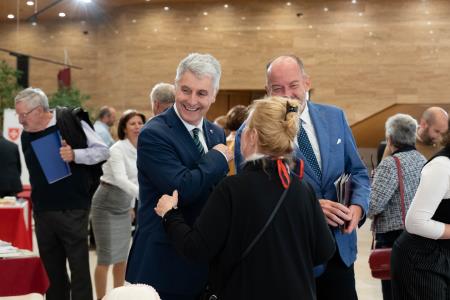 Odprtje razstave; Foto: Mariia Bortiakova, arhiv Občine Sežana